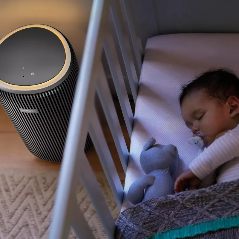 Oro valytuvas Philips 4200 serijos AC4221/11 — aprėptis 156 m², CADR 600 m³/h, 51,5 dB, 54 W, juodas, 6,5 kg