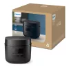 Ryžių viryklė Philips 3000 serijos HD3080/80, 0,54 l, 400 W, juoda, mygtukinis valdymas