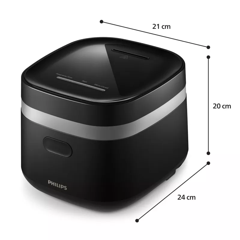 Philips 3000 series HD3090/80 elektrinis slėginis viryklė juodas 436 W