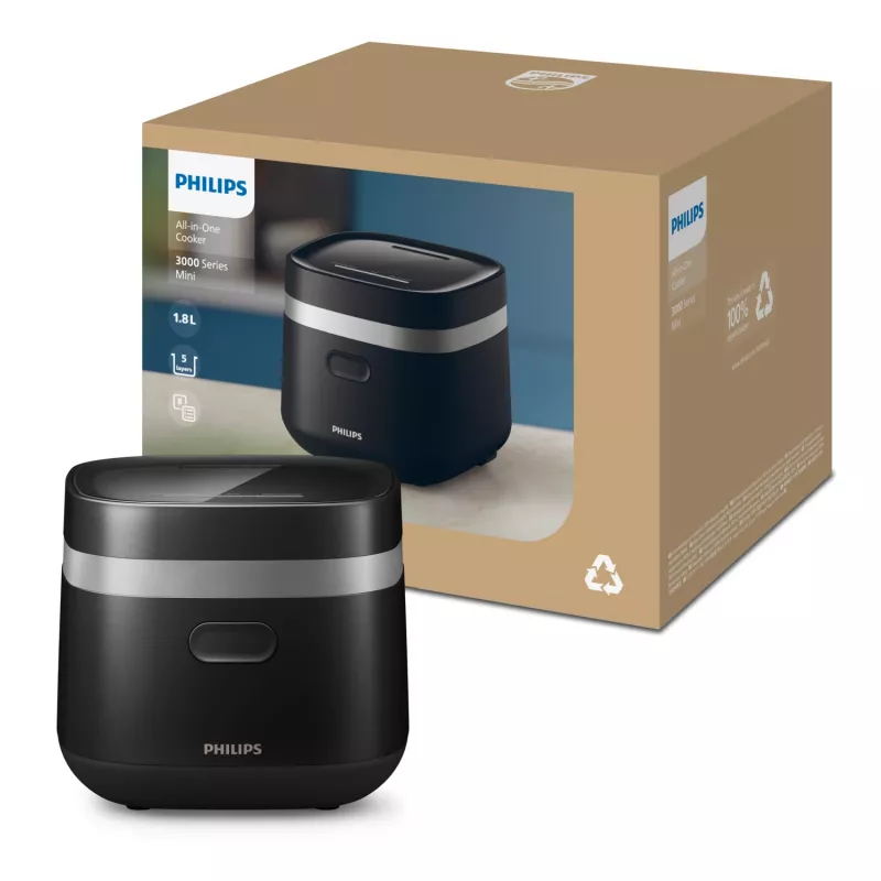 Philips 3000 series HD3090/80 elektrinis slėginis viryklė juodas 436 W