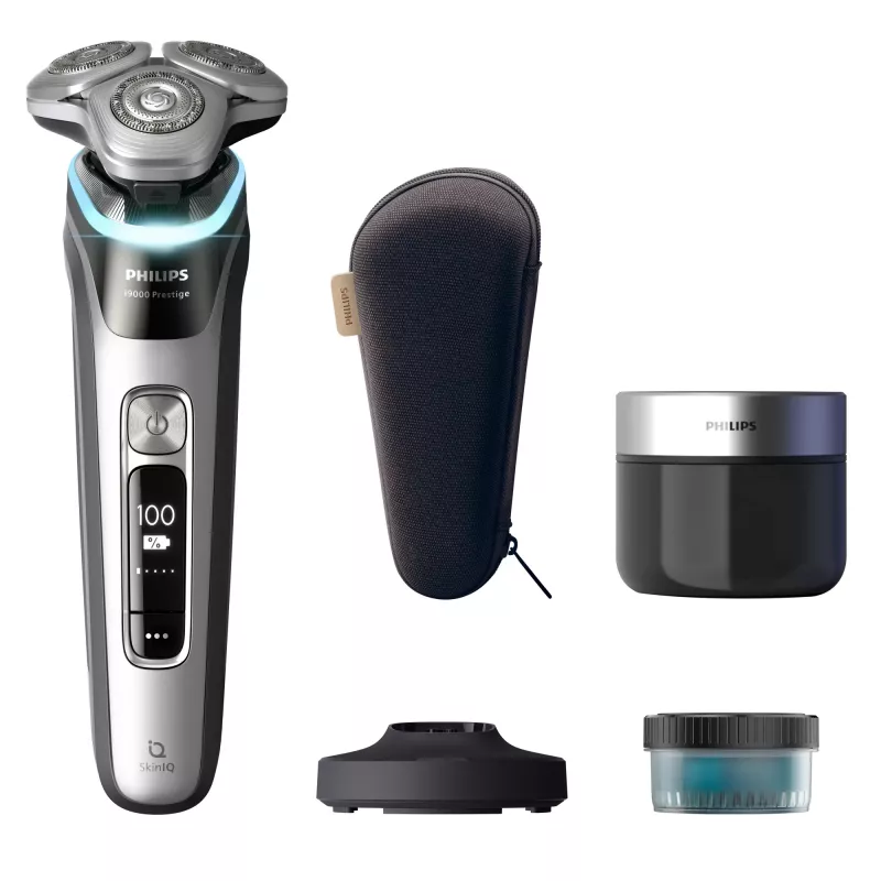 Philips i9000 Prestige XP9204/30 drėgnas ir sausas elektrinis skustuvas su SkinIQ technologija