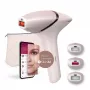 IPL plaukų šalinimo prietaisas Philips Lumea Prestige BRI953/02 — IPL, SenseIQ, veido ir kūno priedai, maitinamas iš tinklo / baterijos, rožinio aukso / rausvas