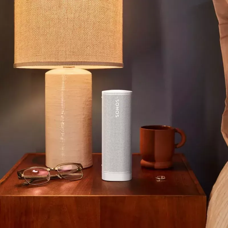 Stereo nešiojamasis garsiakalbis Sonos Roam 2 White