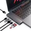 Satechi nešiojamojo kompiuterio dokas / prievadų plėtiklis ST-CMBPM — USB 3.2 Gen 1 Type-C priegloba, HDMI, USB-A, SD/MicroSD, pilka