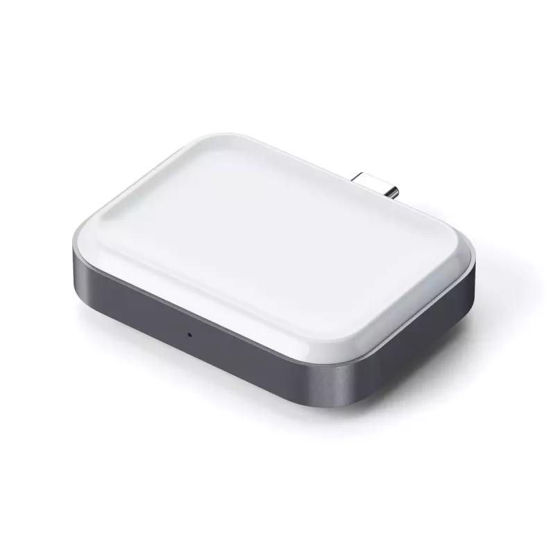 Mobiliųjų įrenginių įkroviklis Satechi ST-UC2WCDM USB belaidis įkrovimas Ausinės Išmanusis laikrodis Sidabrinė Balta