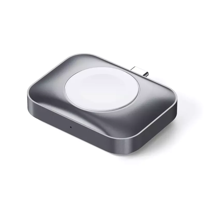 Mobiliųjų įrenginių įkroviklis Satechi ST-UC2WCDM USB belaidis įkrovimas Ausinės Išmanusis laikrodis Sidabrinė Balta