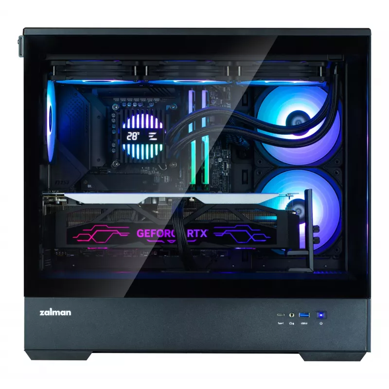 Zalman P30 Juoda V2 Mini Tower PC korpusas