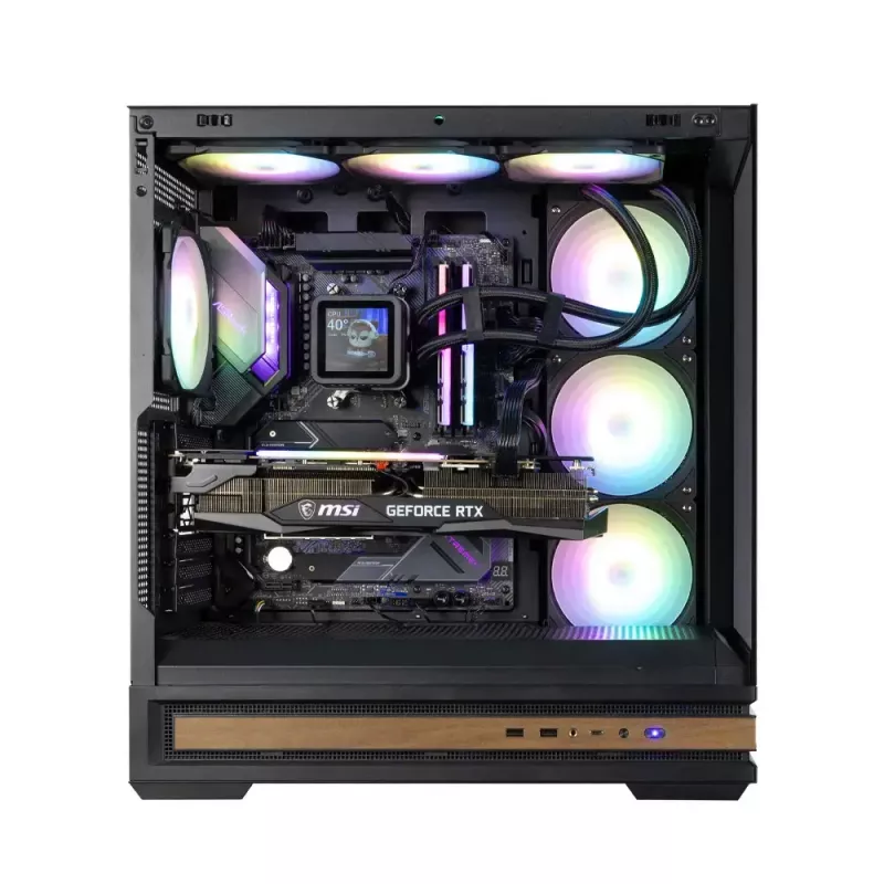 PC case Zalman P40 NAMU Juoda Midi Tower Juoda
