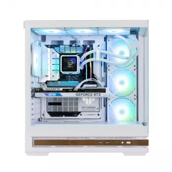 PC korpusas Zalman P40 NAMU WHITE Midi Tower baltas