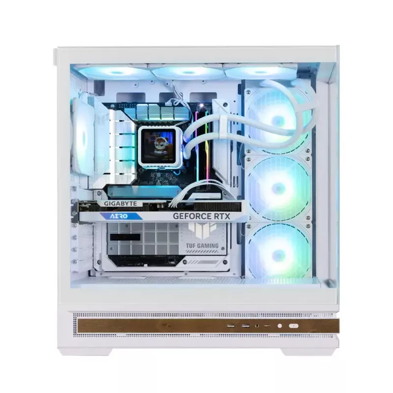 PC korpusas Zalman P40 NAMU WHITE Midi Tower baltas