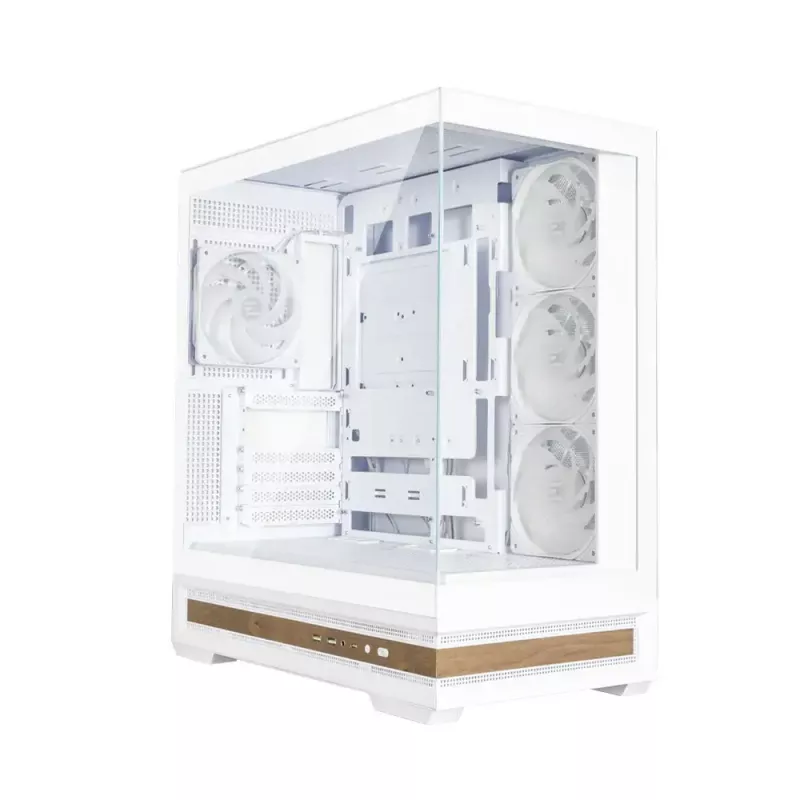 PC korpusas Zalman P40 NAMU WHITE Midi Tower baltas