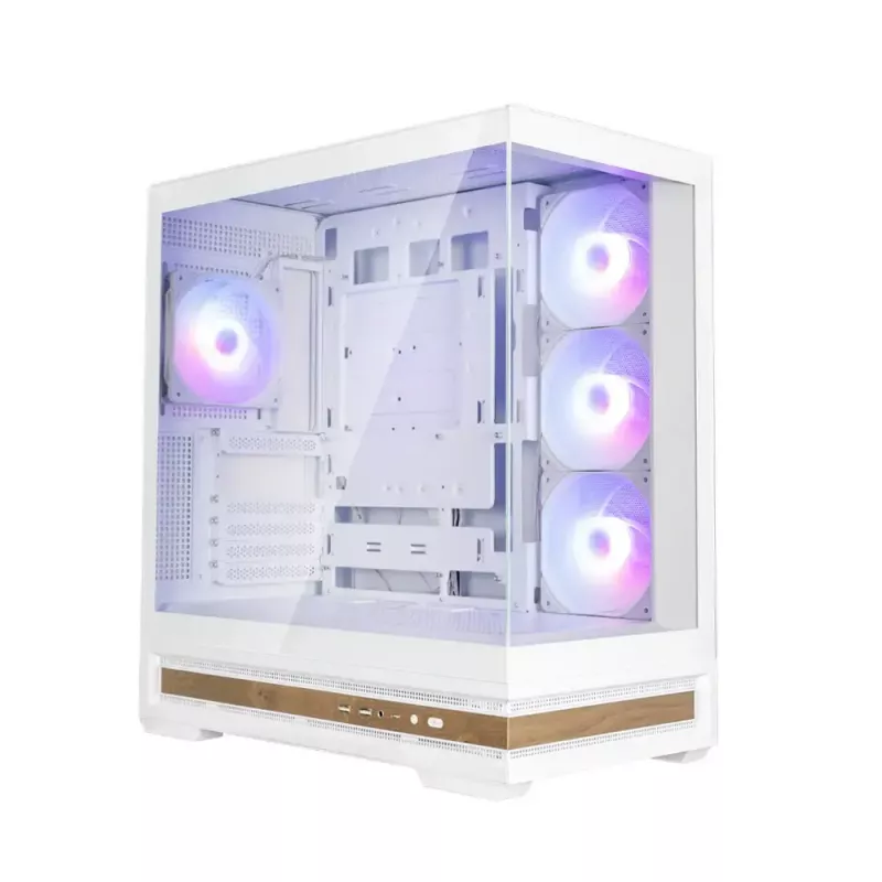 PC korpusas Zalman P40 NAMU WHITE Midi Tower baltas