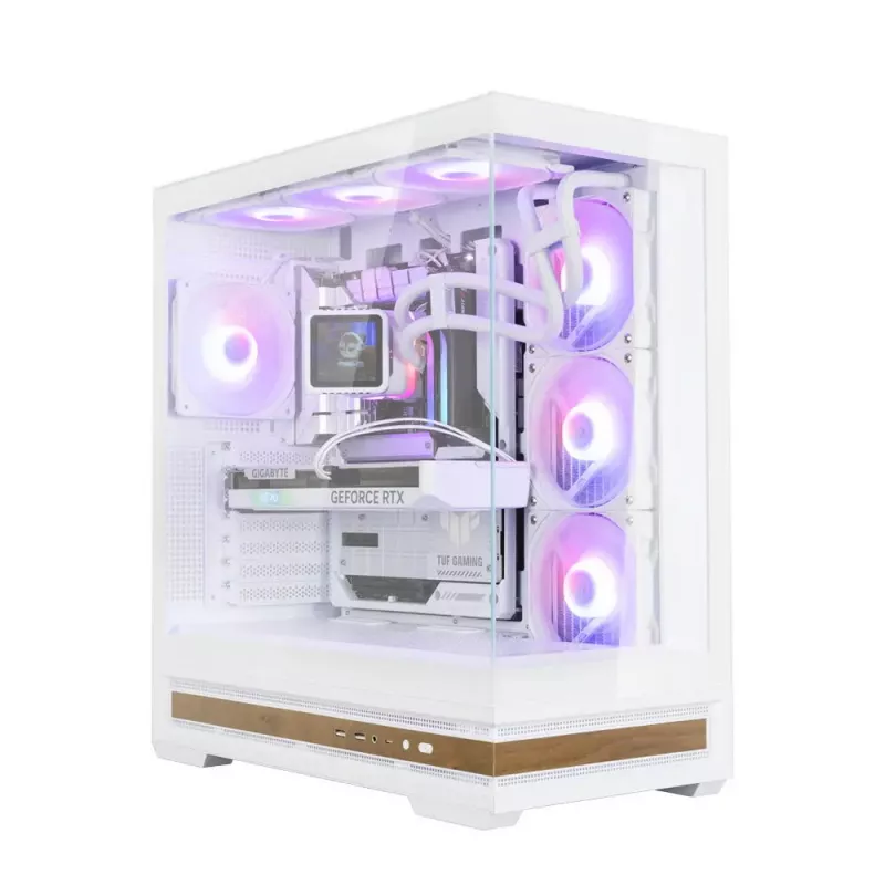 PC korpusas Zalman P40 NAMU WHITE Midi Tower baltas