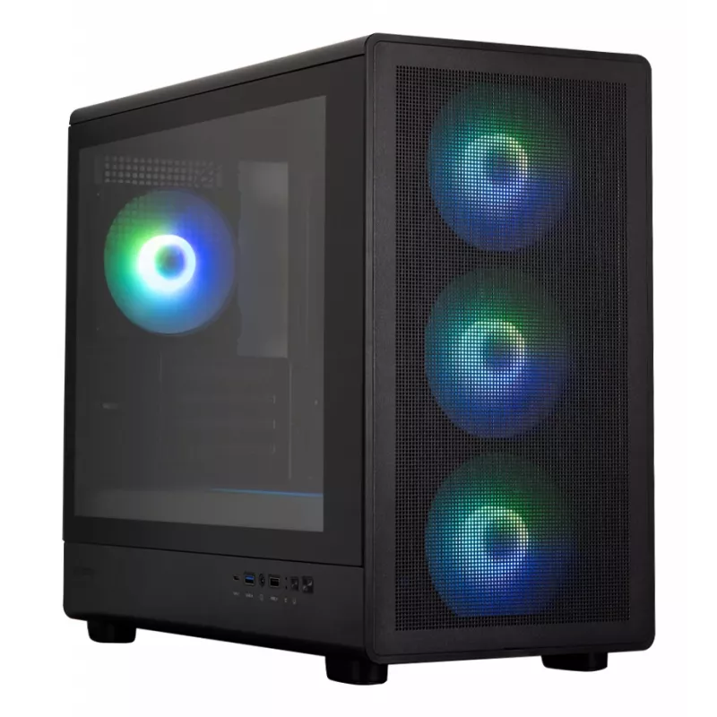 Kompiuterio korpusas M5 Juoda mATX Mini Tower juodas