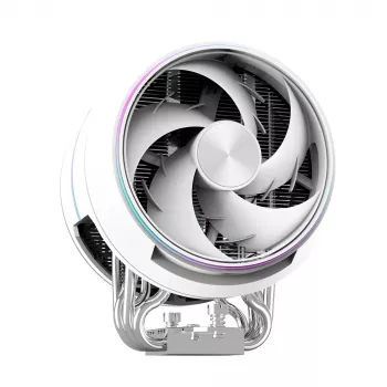 CPU aušintuvas ZALMAN ZET5 WHITE su 120 mm ventiliatoriumi ir RGB apšvietimu