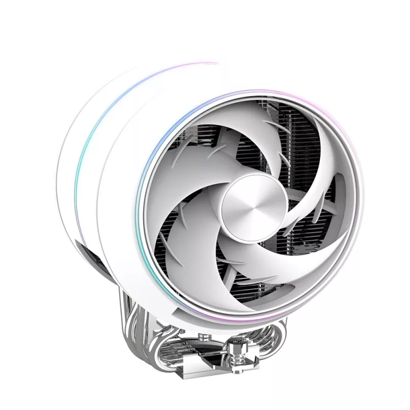 CPU aušintuvas ZALMAN ZET5 WHITE su 120 mm ventiliatoriumi ir RGB apšvietimu