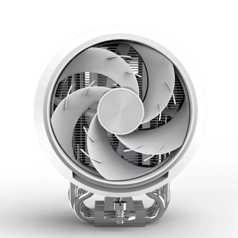 CPU aušintuvas ZALMAN ZET5 WHITE su 120 mm ventiliatoriumi ir RGB apšvietimu