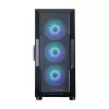 ZALMAN PC korpusas i3 NEO V2 Mid Tower, juodas, ARGB ventiliatoriai x4