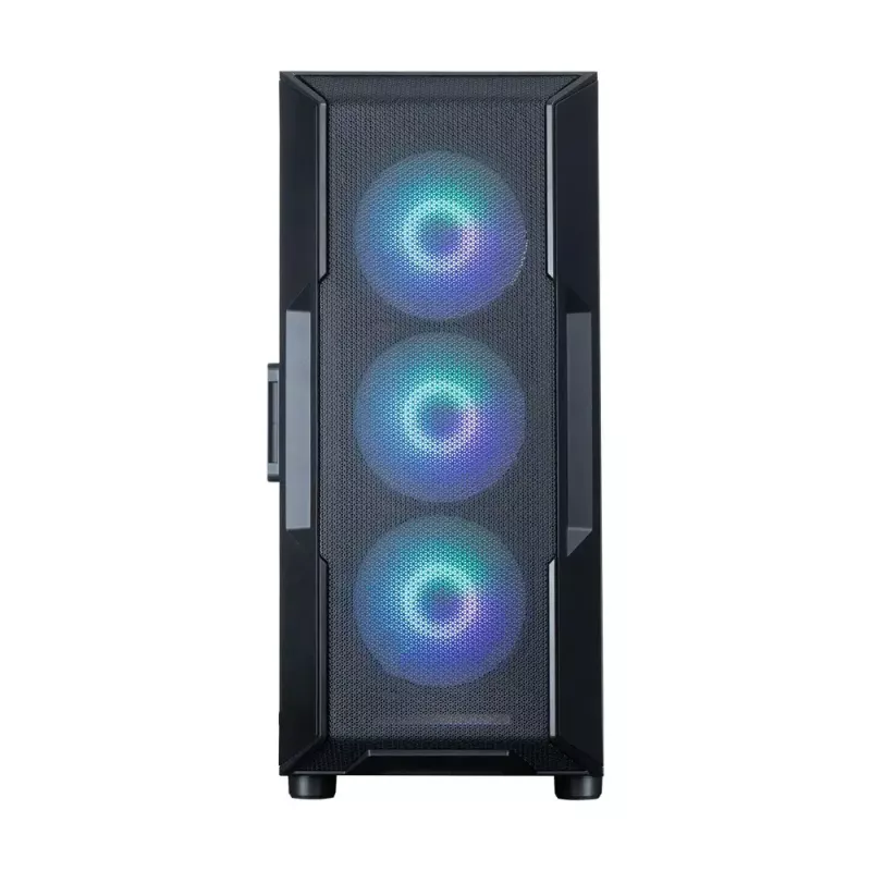 ZALMAN PC korpusas i3 NEO V2 Mid Tower, juodas, ARGB ventiliatoriai x4