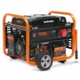 Elektrinis generatorius DAEWOO GDA 8500E-3 — 7000 W, 380 V, 30 l degalų bakas, juoda/oranžinė