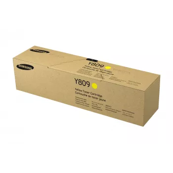 Tonerio kasetė Samsung CLT-Y809S geltona, Originali, lazerinė, 15 000 puslapių, 1 vnt.
