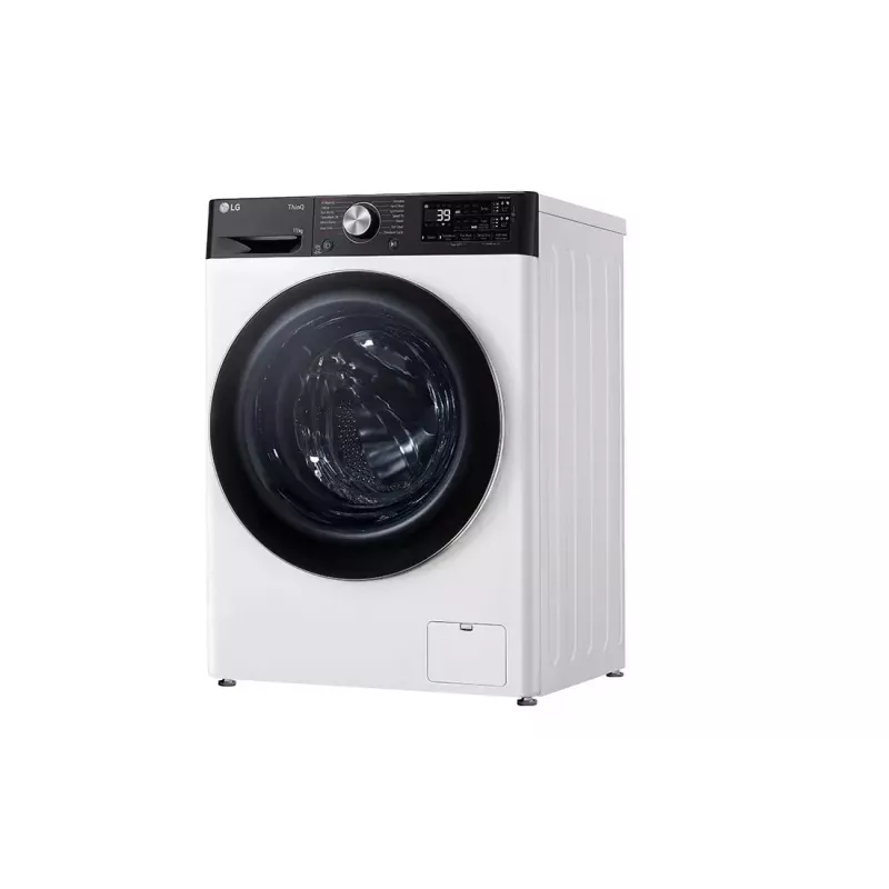 LG F4WR711S3HA skalbimo mašina priekinio įkrovimo 11 kg 1360 RPM juoda, balta