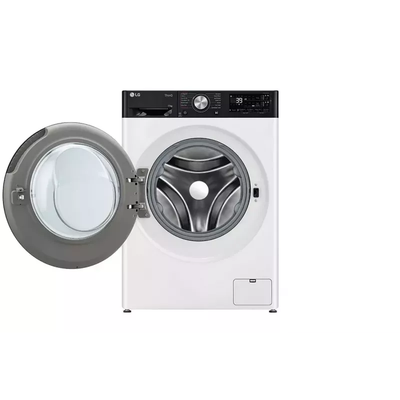 LG F4WR711S3HA skalbimo mašina priekinio įkrovimo 11 kg 1360 RPM juoda, balta