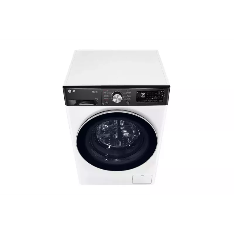 LG F4WR711S3HA skalbimo mašina priekinio įkrovimo 11 kg 1360 RPM juoda, balta