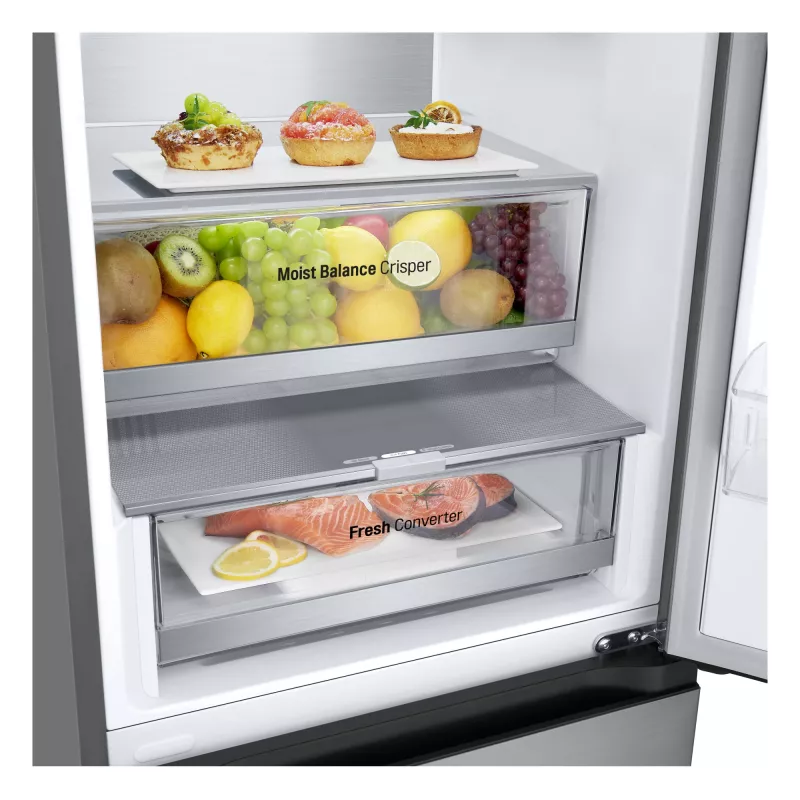 LG GBV5240DPY Laisvai stovintis 387 l Sidabrinis