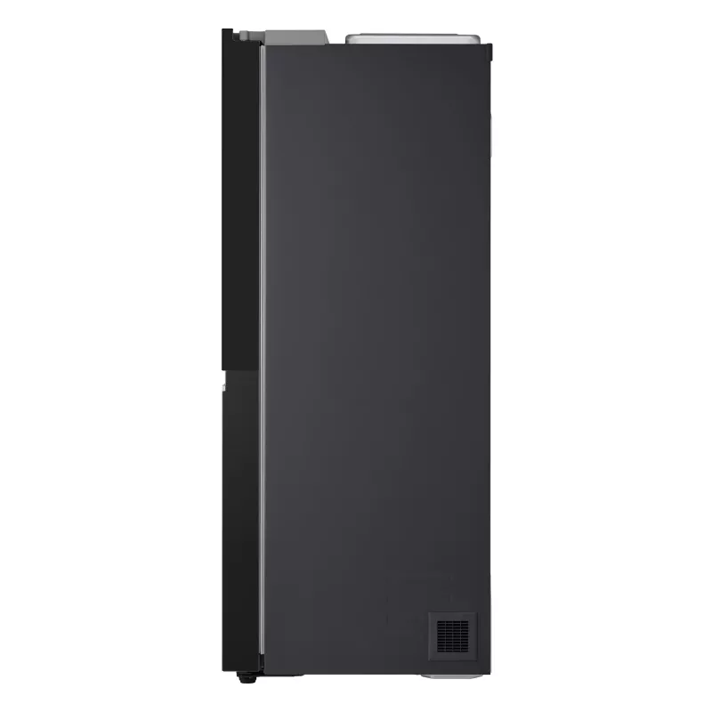 LG InstaView GSGV81EPLL side-by-side šaldytuvas, laisvai pastatomas, 635 L, juodas