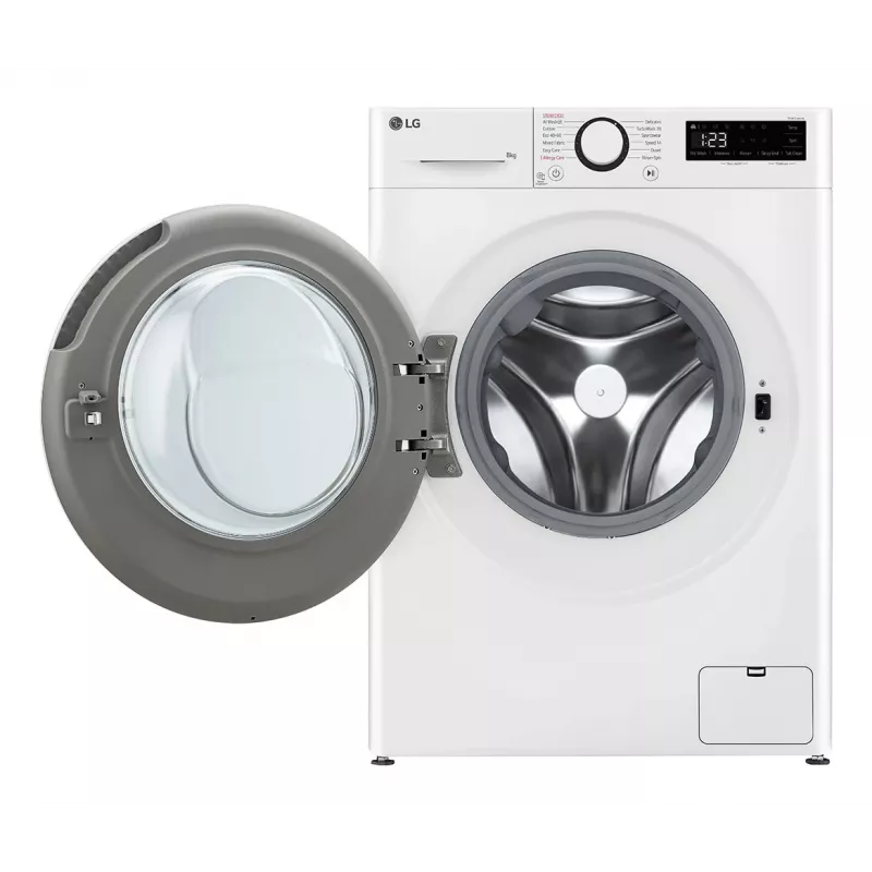 LG F2WR508S0W skalbyklė priekinio pakrovimo 8 kg 1160 aps./min Juoda, Balta