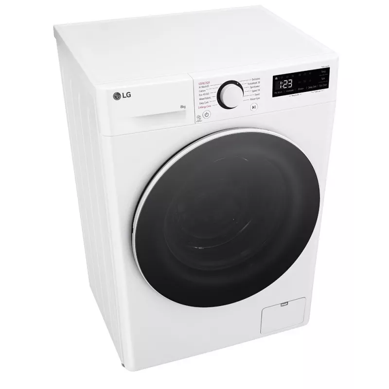 LG F2WR508S0W skalbyklė priekinio pakrovimo 8 kg 1160 aps./min Juoda, Balta