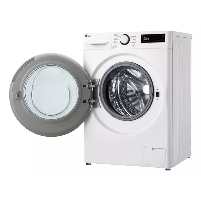 LG F2WR508S0W skalbyklė priekinio pakrovimo 8 kg 1160 aps./min Juoda, Balta