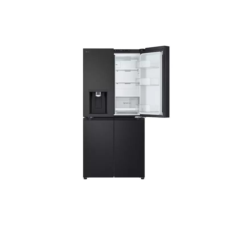 LG GML861EPPE šaldytuvas šonas prie šono Laisvai pastatomas 506 L Juoda
