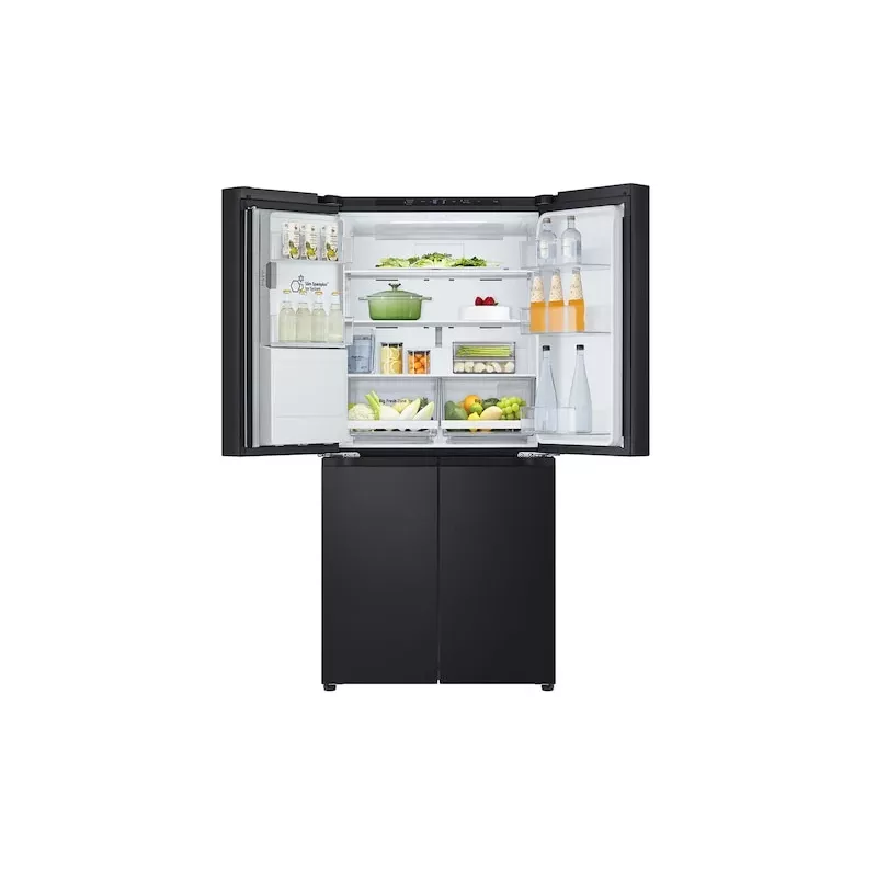 LG GML861EPPE šaldytuvas šonas prie šono Laisvai pastatomas 506 L Juoda