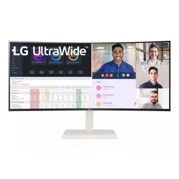 LG 38WR85QC-W kompiuterio monitorius 96,5 cm (38 col.) 3840 x 1600 pikselių UltraWide Quad HD LCD baltas