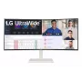 LG 38WR85QC-W kompiuterio monitorius 96,5 cm (38 col.) 3840 x 1600 pikselių UltraWide Quad HD LCD baltas