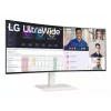 LG 38WR85QC-W kompiuterio monitorius 96,5 cm (38 col.) 3840 x 1600 pikselių UltraWide Quad HD LCD baltas