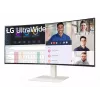 LG 38WR85QC-W kompiuterio monitorius 96,5 cm (38 col.) 3840 x 1600 pikselių UltraWide Quad HD LCD baltas