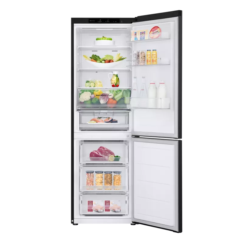 LG GBV3100EEP Laisvai pastatomas 344 L Juodas