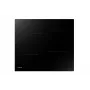 Samsung NZ64T3706A1 juoda įmontuojama 60 cm indukcinė kaitlentė, 4 zonos