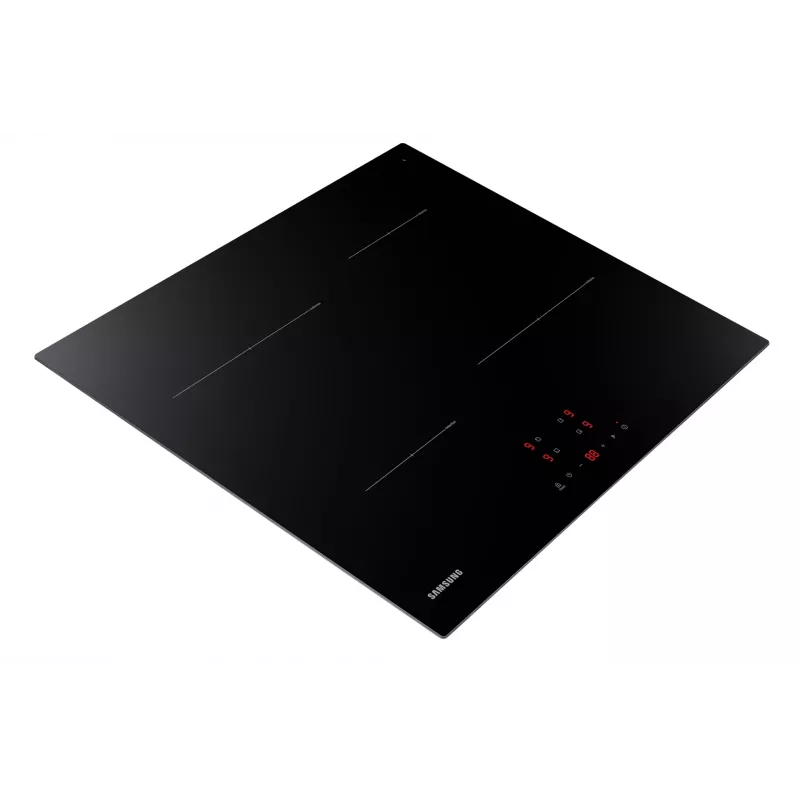 Samsung NZ64T3706A1 juoda įmontuojama 60 cm indukcinė kaitlentė, 4 zonos