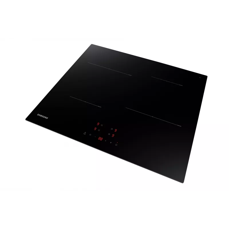 Samsung NZ64T3706A1 juoda įmontuojama 60 cm indukcinė kaitlentė, 4 zonos