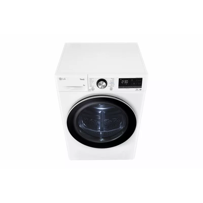 LG RH90V9AV2N drabužių džiovyklė Laisvai pastatoma Įkraunama iš priekio 9 kg Baltas