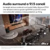Garso juosta LG S95TR 9.1.5 kanalų 810 W RMS su belaidžiu 220 W žemų dažnių garsiakalbiu, juoda