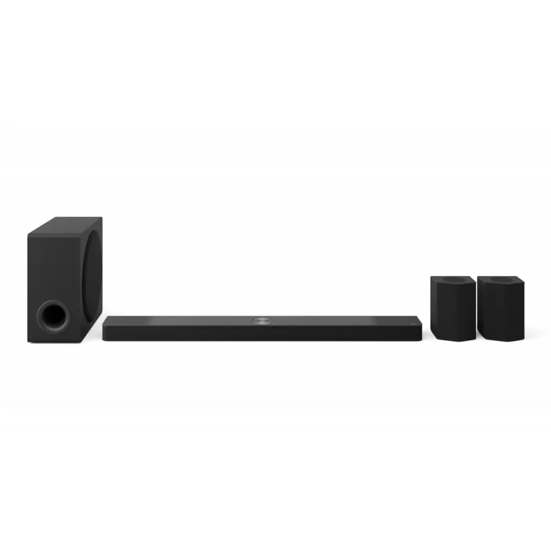 Garso juosta LG S95TR 9.1.5 kanalų 810 W RMS su belaidžiu 220 W žemų dažnių garsiakalbiu, juoda