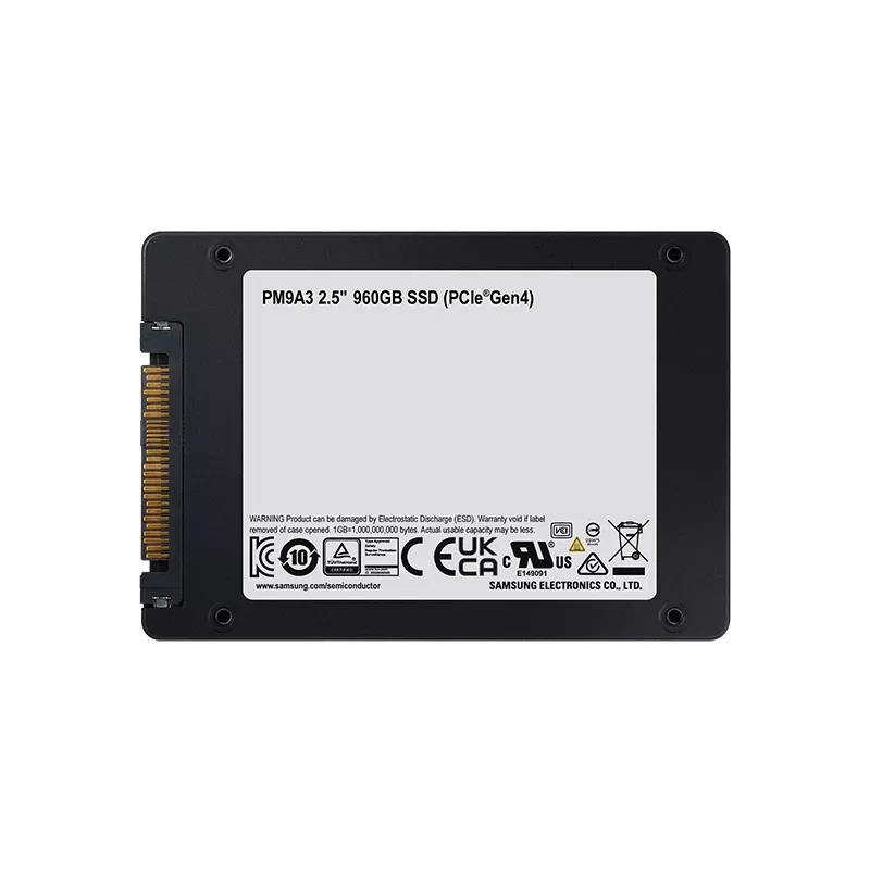 Samsung PM9A3 960 GB 2,5 colio PCI Express 4.0 NVMe V-NAND TLC