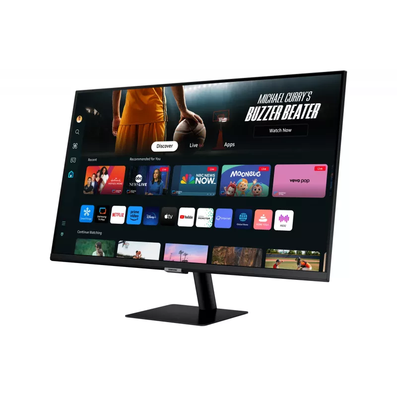 Samsung M70D kompiuterio monitorius 81,3 cm (32 col.) 3840 x 2160 pikselių 4K Ultra HD LED juodos spalvos
