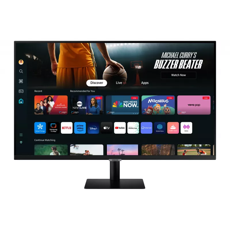 Samsung M70D kompiuterio monitorius 81,3 cm (32 col.) 3840 x 2160 pikselių 4K Ultra HD LED juodos spalvos
