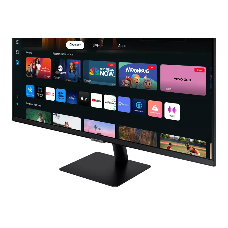 Samsung M70D kompiuterio monitorius 81,3 cm (32 col.) 3840 x 2160 pikselių 4K Ultra HD LED juodos spalvos